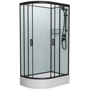 Душевая кабина Frank F412/1R Black 120x80 без крыши